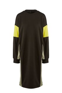 Платье-свитшот цвета хаки с карманами Befree