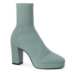 Ботильоны KENZO BT032 серо-зеленый