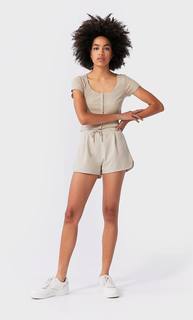 Stradivarius Шорты Из Хлопка Женская Коллекция Multicolor L