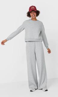 Stradivarius Короткая Толстовка Женская Коллекция Пестро-Серый S