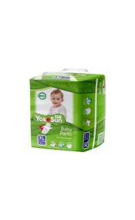 Детские подгузники-трусики YokoSun Eco XL (12-20 кг), 10 шт.