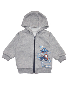 Толстовка с капюшоном Веселый малыш Маленький автолюбитель, р. 92