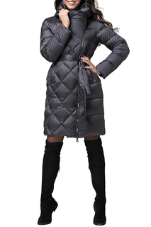 Пуховик женский Conso WL 180506 - CHARCOAL серый 48 RU