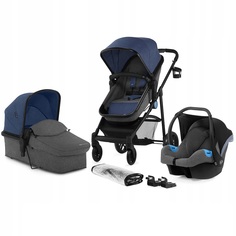 Коляска 3 в 1 Kinderkraft Juli Denim