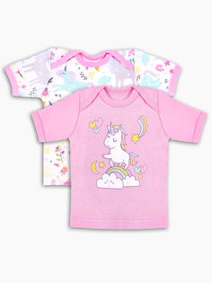 Комплект(Футболка короткий рукав "Единорожка" Веселый малыш 61322/Кед/F_86