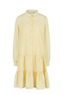 Платье женское ICHI 11116217010 желтое XS