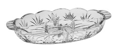 Салатник кабарет с 5-ю секциями Crystal Bohemia Tulip 40,5 см хрусталь