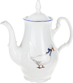 Кофейник 1200 мл; "Bernadotte", декор "Гуси"