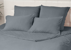 Комплект трикотажных наволочек Kupu-Kupu Violett 50х70 - 2 шт. графит