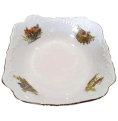 Салатник 14 см квадратный "Рококо Охота" 111492 Cmielow