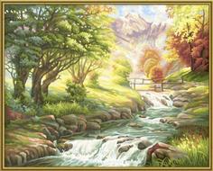Картина по номерам Schipper "У водопада", 40x50