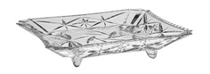 Тарелка на ножке Crystal Bohemia PINWHEEL 18,5 см хрусталь