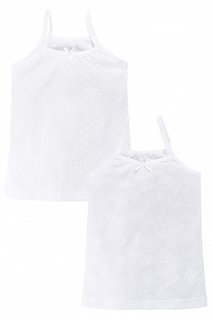 Комплект маек 2 шт. Веселый малыш, цв. белый р.116