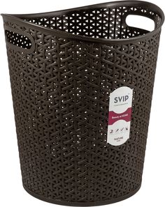 Корзина для бумаг Svip "Nature" 13 л 285х275х320 мм цвет венге