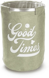 Корзина для белья круглая GOOD TIMES зеленая Attribute Storage