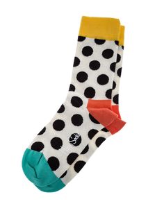 Носки мужские Happy Socks BDO01 белые 36-40 EU