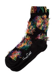 Носки мужские Happy Socks BBD01 черные 36-40 EU
