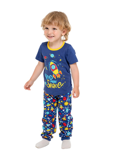 Пижама детская Веселый малыш, цв. разноцветный р.110