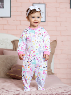 Комбинезон с окантовкой горловины "Единорожка" Веселый малыш 253/322/ед/C_68