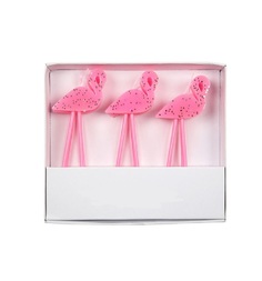 Свечи восковые "Фламинго", 6 шт. Meri Meri