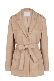 Куртка женская ICHI 11148412268 бежевая 38 EU