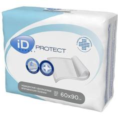 Пеленки iD Expert одноразовые впитывающие размер 60х90 см 30 шт