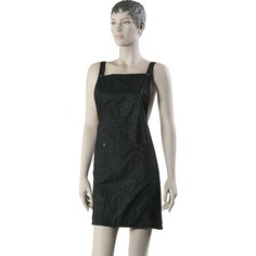 Фартук мастера Dewal для стрижки Буквы нейлон черный 76x65 см