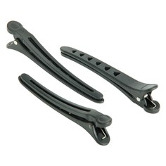 Зажим для волос Dewal черный пластик 118 см 6 шт/уп