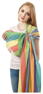 Слинг Mums Era Нидл Радуга с кольцами