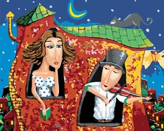 Картина по номерам Живопись по Номерам "Скрипач", 40x50