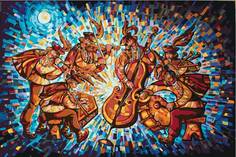 Картина по номерам Живопись по Номерам "Музыканты", 40x60