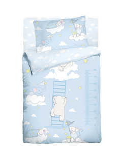 Постельное белье для новорожденных Облачко Dreams стерилизованное на резинке, 120х60