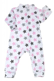 Комбинезон детский Mums Era Middle белый/звезда, р. 80-86
