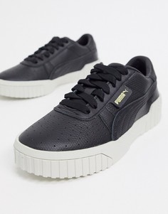Черные кроссовки Puma Cali Emboss-Черный