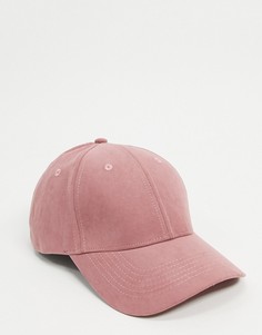 Розовая бейсболка ASOS DESIGN-Розовый