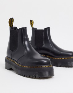 Черные ботинки челси на платформе Dr Martens-Черный