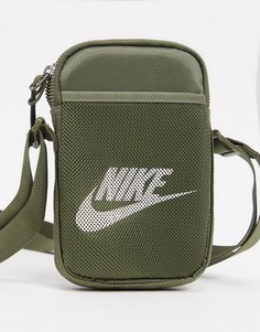 Сумка для полетов цвета хаки Nike Heritage-Зеленый