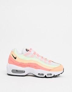 Ярко-оранжевые кроссовки Nike Air Max 95-Оранжевый