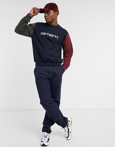 Свитшот с трехцветным логотипом Carhartt WIP-Мульти