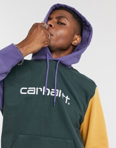 Худи с трехцветным логотипом Carhartt WIP-Мульти