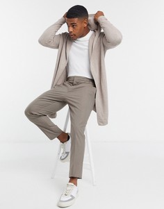 Кардиган с капюшоном ASOS DESIGN-Бежевый