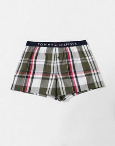 Темно-синие тканые боксеры Tommy Hilfiger-Темно-синий