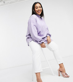 Лавандовый свитшот в стиле oversized от комплекта ASOS DESIGN Curve-Серый