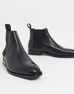 Черные кожаные ботинки PS Paul Smith-Черный