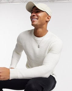 Белый фактурный джемпер Jack & Jones Essentials