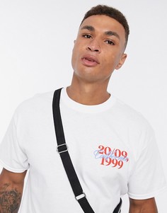 Белая футболка с принтом New Look-Белый