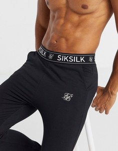 Черные штаны для дома SikSilk-Черный