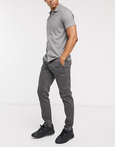 Узкие брюки Selected Homme-Черный