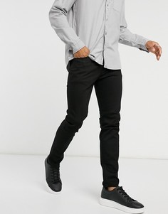 Черные узкие брюки из органического хлопка Selected Homme-Черный
