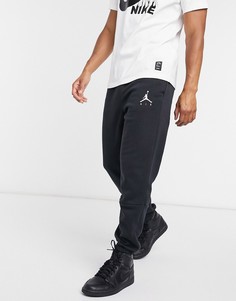 Черные джоггеры с манжетами Nike Jordan Jumpman-Черный
